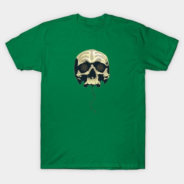 Balloon skull T-Shirt by mangulica